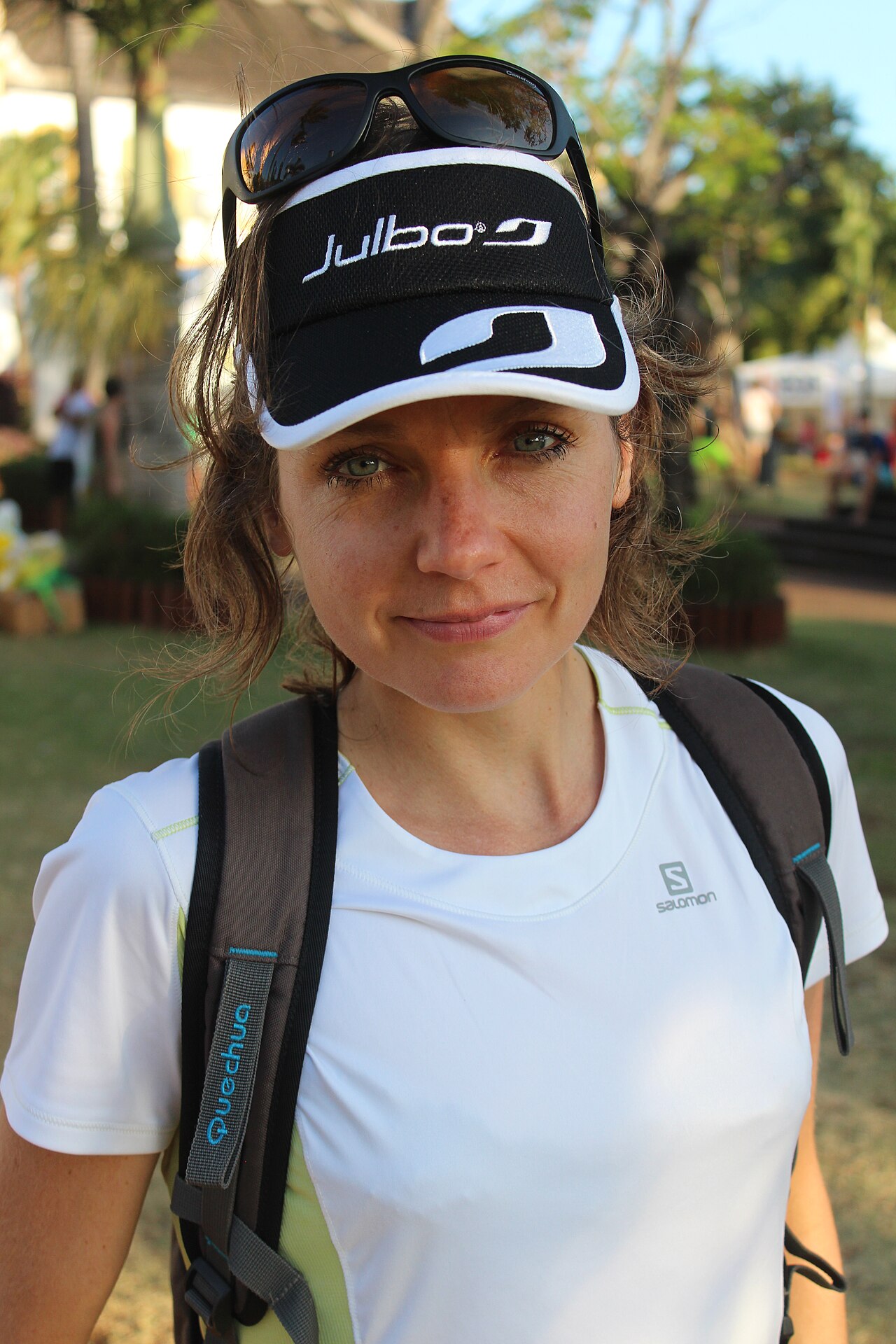 Émilie Lecomte, double vainqueure de la Diagonale des Fous, au Grand Raid 2015